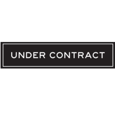 Under Contract Black - DLR – National Stock Sign