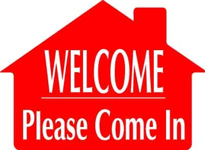 Welcome Red-- H7 – National Stock Sign